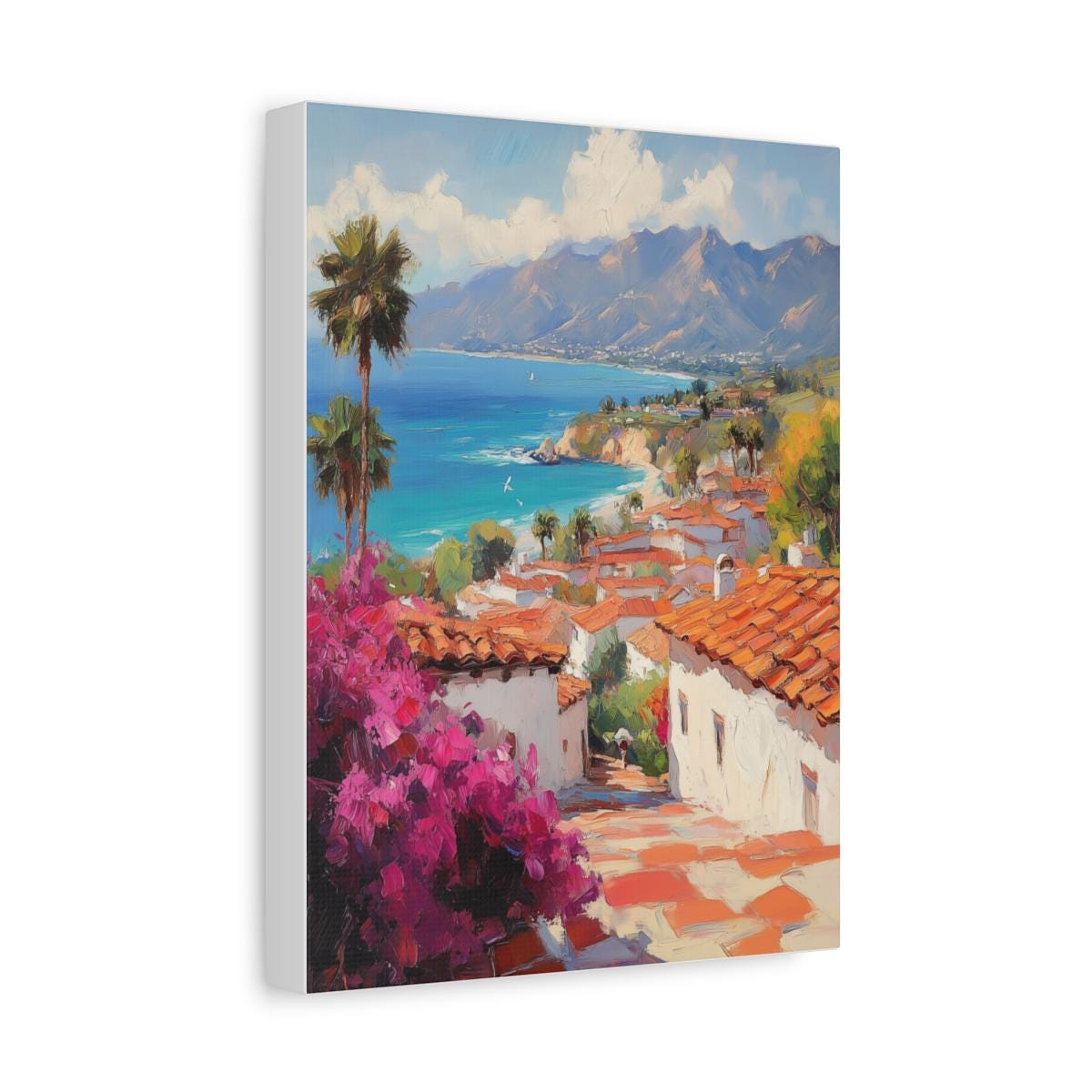 Santa Barbara Wall Art — Cenzio Atelier framed canvas, made to order