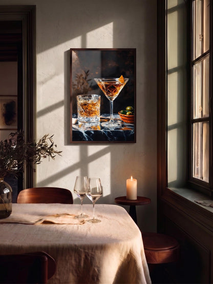 Italian Aperitivo Cocktail Still Life Print — view 8 of 15