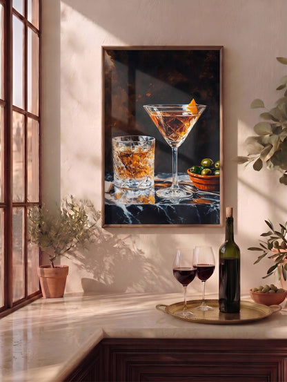 Italian Aperitivo Cocktail Still Life Print — view 6 of 15