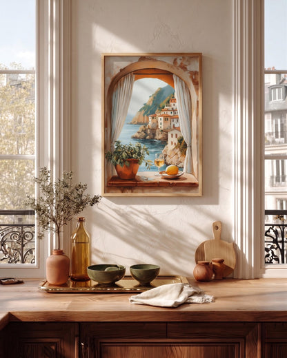 Amalfi Coast Window Paintings — view 7 of 20