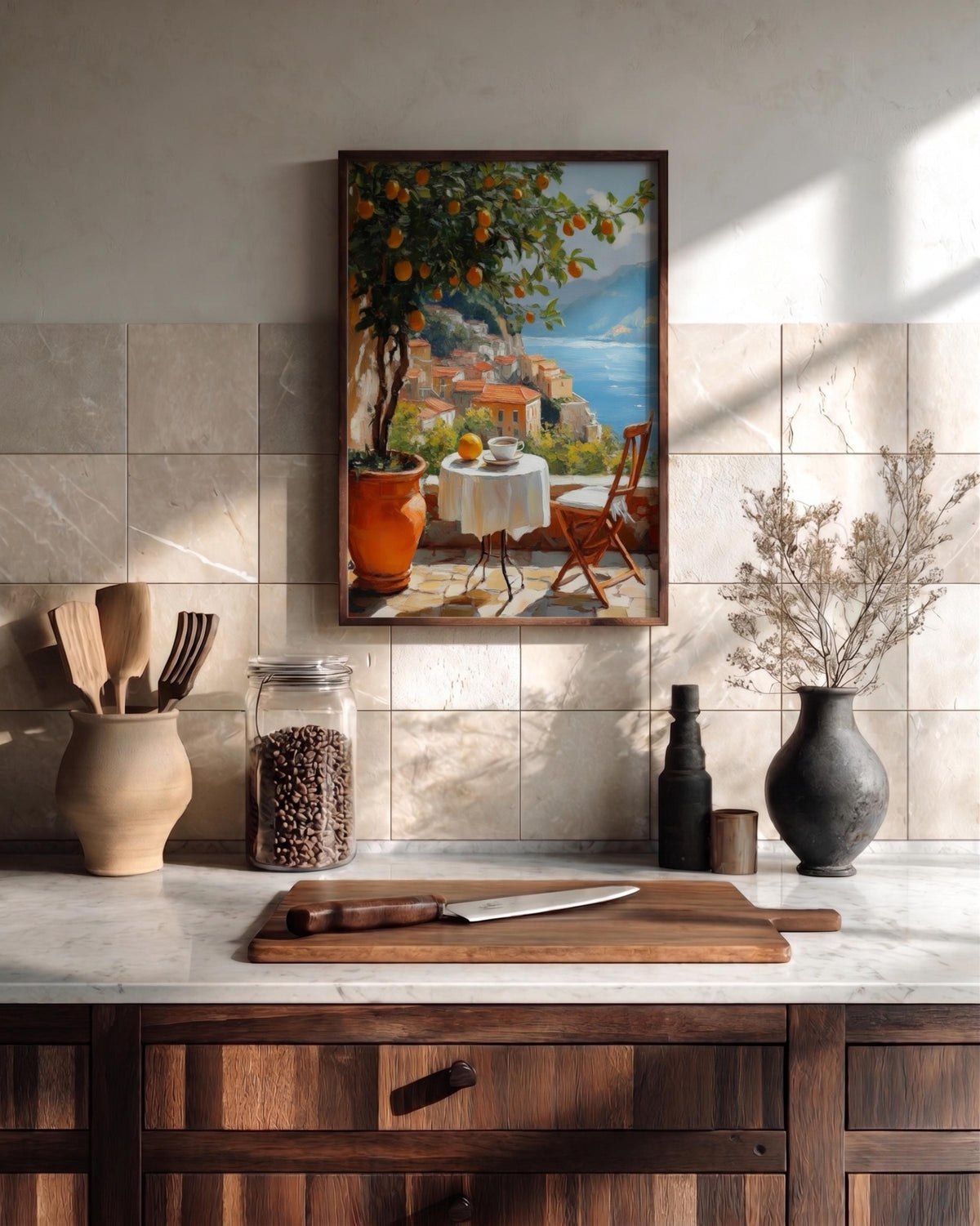 Italian Terrace Wall Art Framed Canvas — view 10 of 19