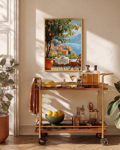 Italian Terrace Wall Art Framed Canvas — view 15 of 19