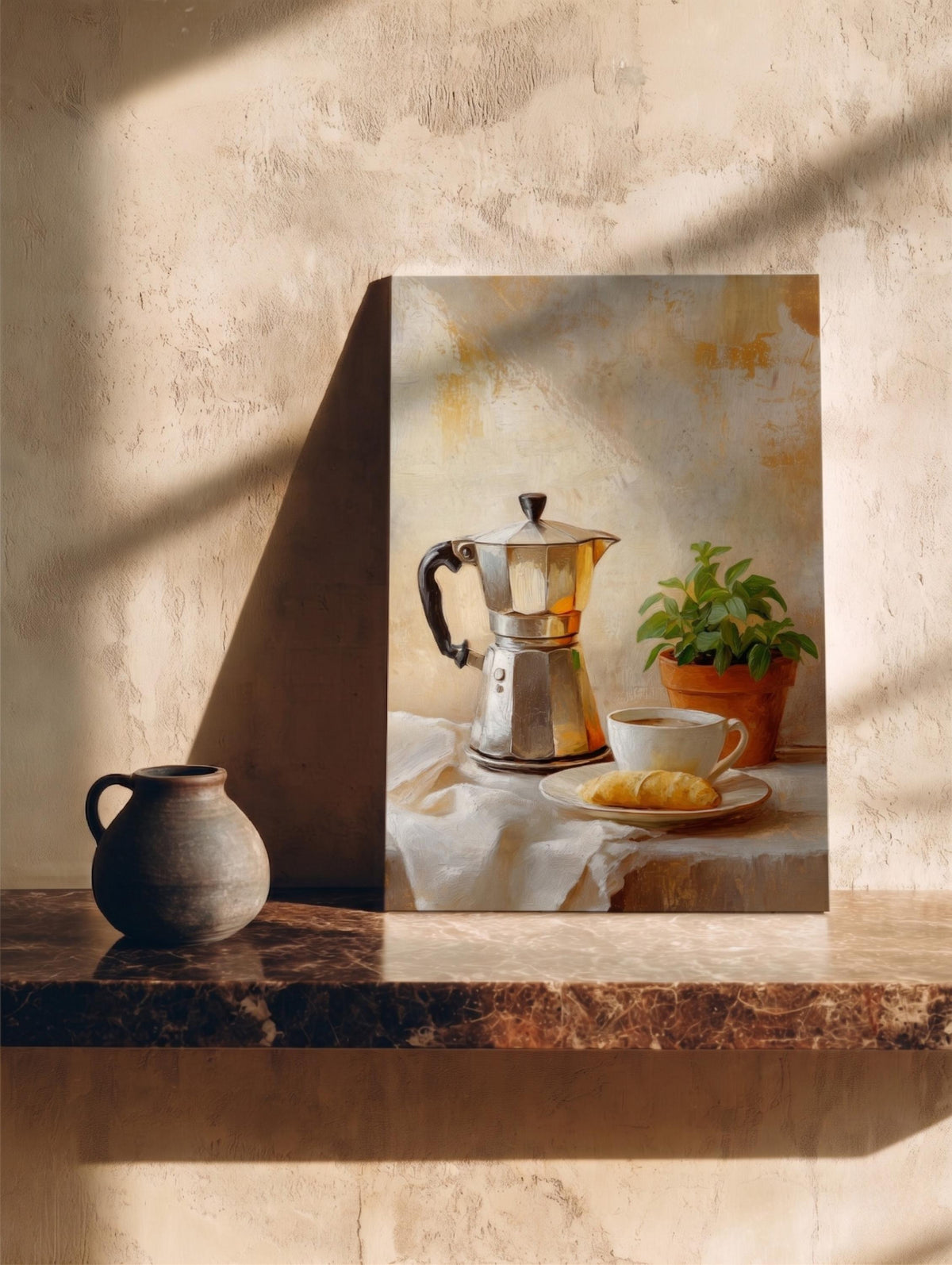 Italian Moka Pot Canvas Art — view 13 of 20