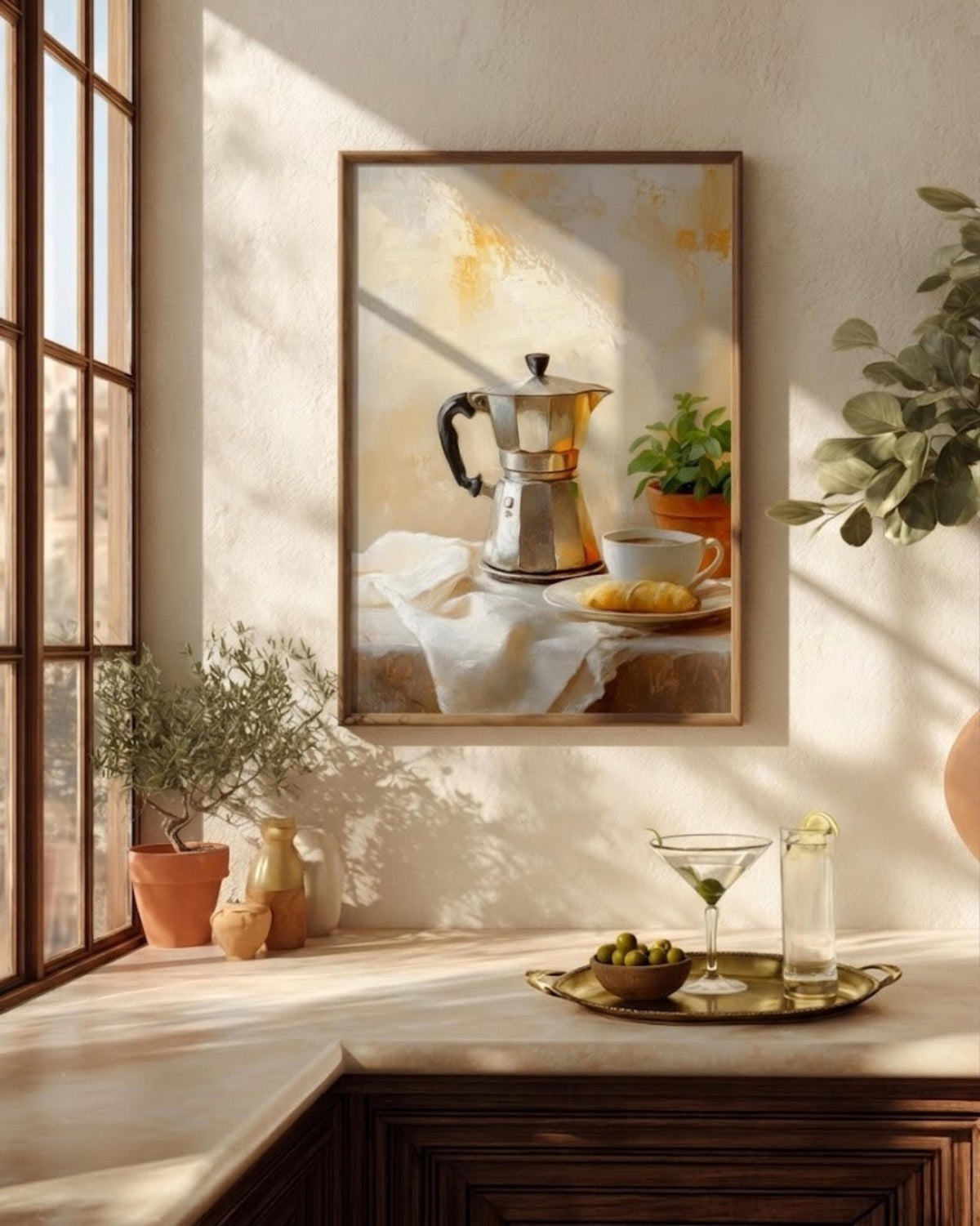 Italian Moka Pot Canvas Art — view 15 of 20