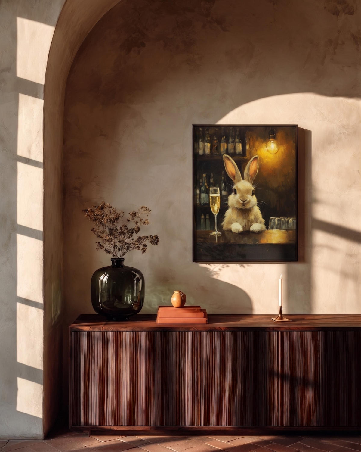 Rabbit Champagne Bar Art — view 13 of 20