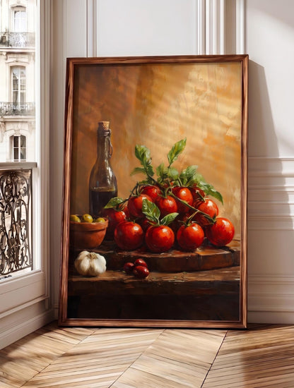 Italian Tomato Still Life Framed Canvas Print — view 9 of 20