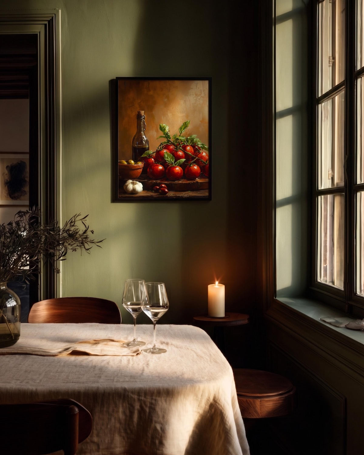 Italian Tomato Still Life Framed Canvas Print — view 8 of 20