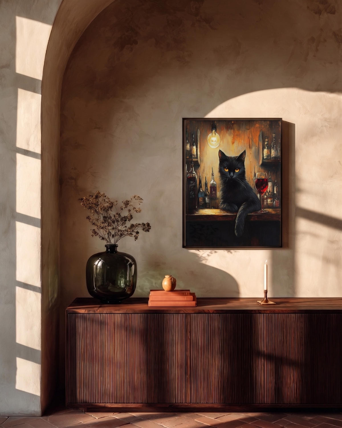 Black Cat Wine Bar Canvas Print — view 14 of 20