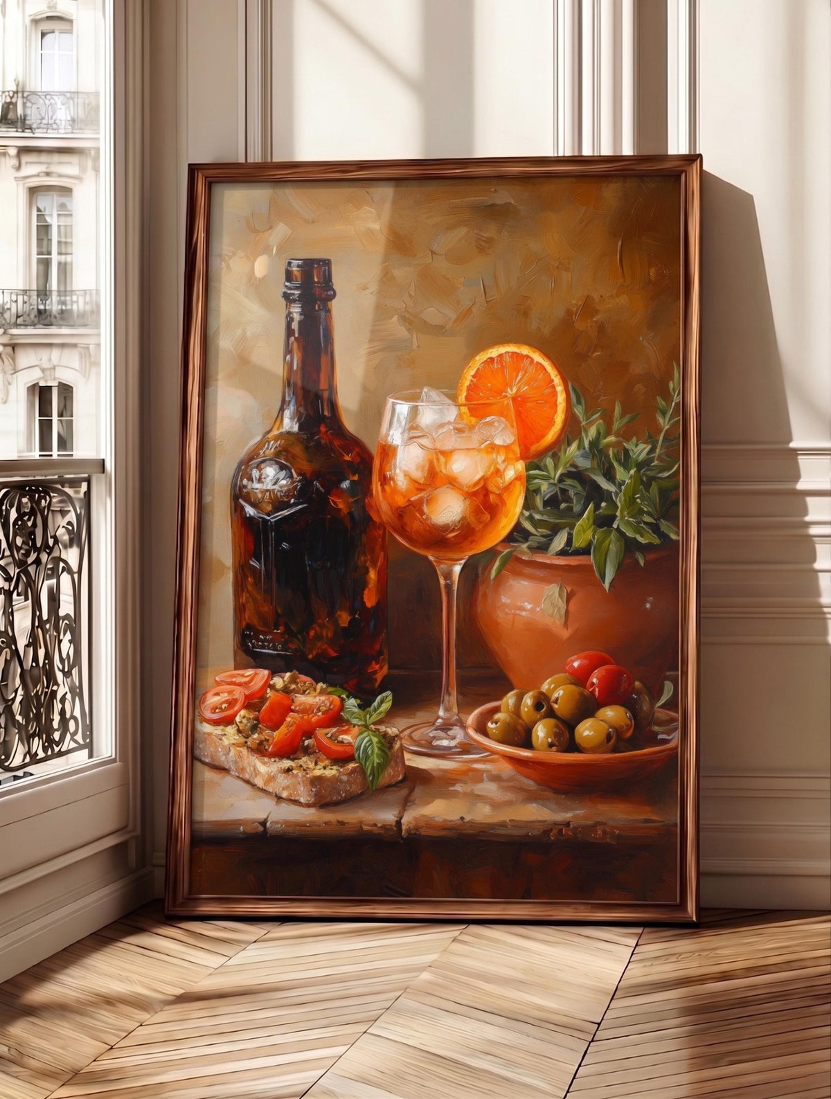 Italian Spritz Still Life Framed Canvas — view 11 of 20