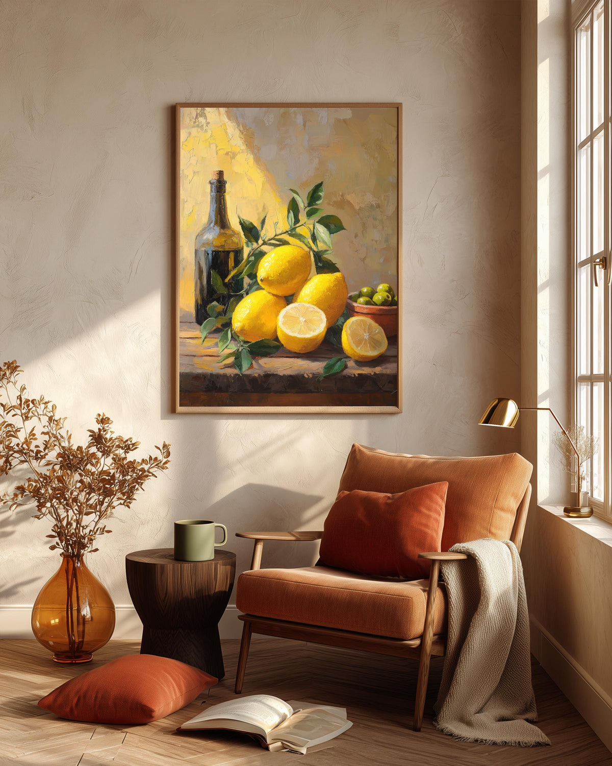 Framed Italian Lemon Canvas Art — view 6 of 20