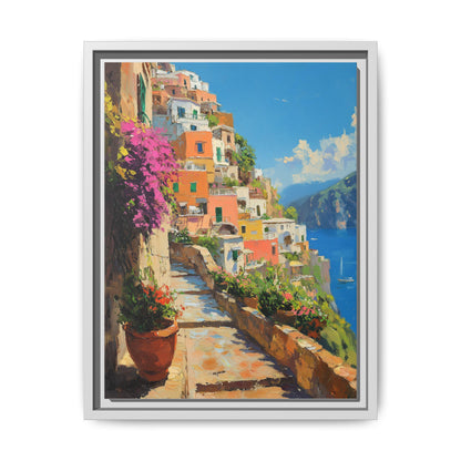 Positano Wall Art Framed Canvas — view 17 of 20