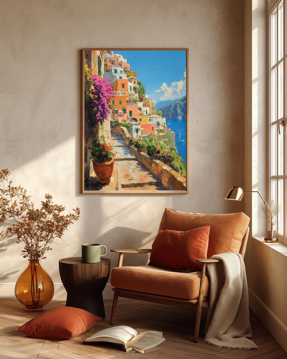 Positano Wall Art Framed Canvas — view 6 of 20
