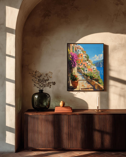 Positano Wall Art Framed Canvas — view 13 of 20