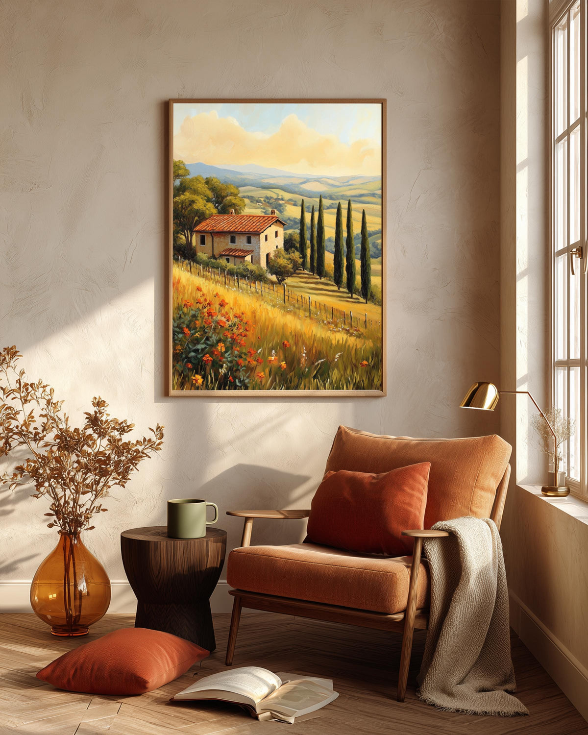 Tuscan Landscape Framed Canvas Print — view 8 of 20