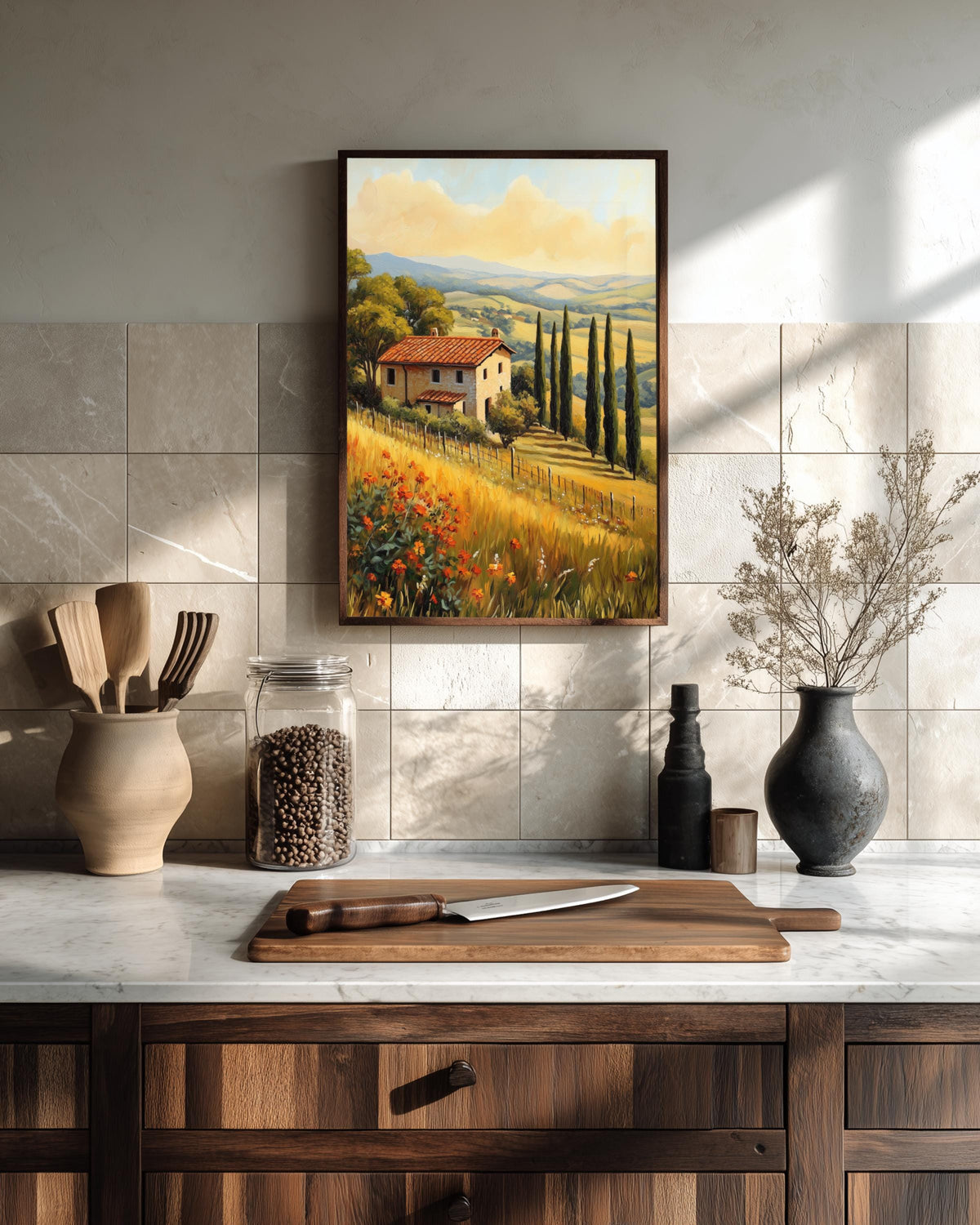 Tuscan Landscape Framed Canvas Print — view 13 of 20