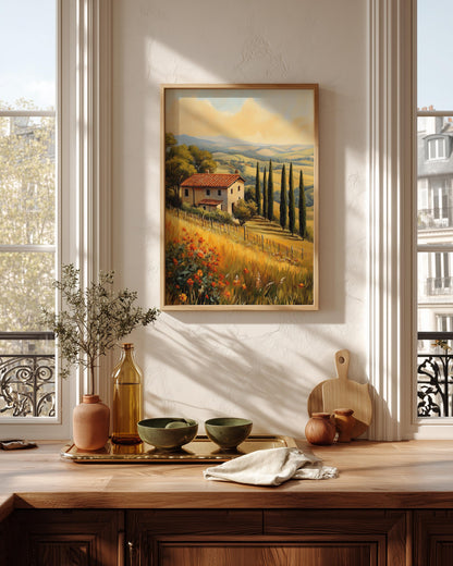 Tuscan Landscape Framed Canvas Print — view 6 of 20