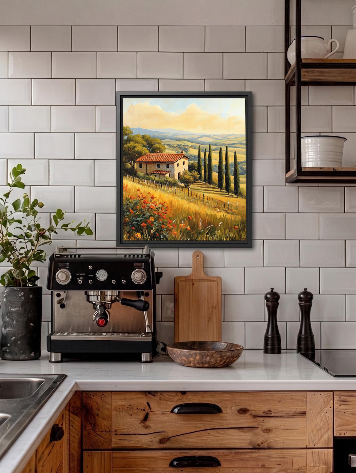 Tuscan Landscape Framed Canvas Print — view 16 of 20