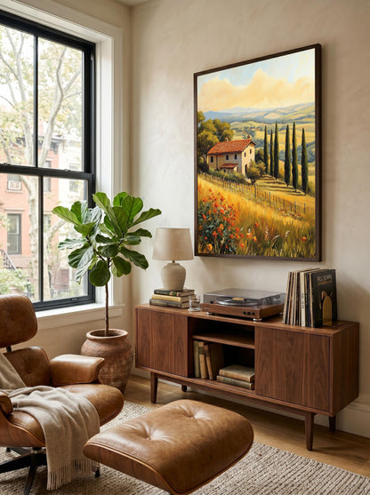 Tuscan Landscape Framed Canvas Print — view 17 of 20