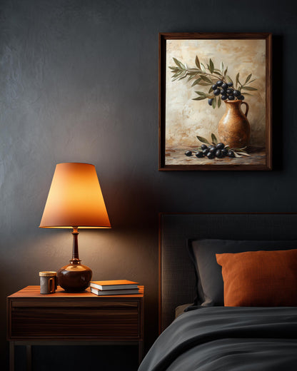Olive Branch Wall Art Framed Canvas — view 18 of 20