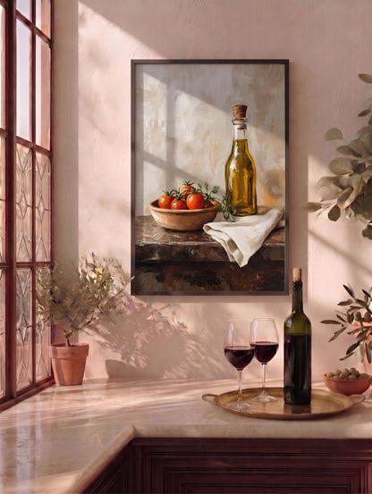 Italian Kitchen Still Life Framed Canvas — view 8 of 19
