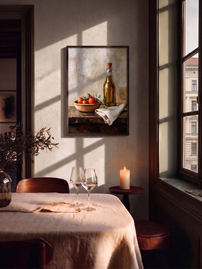 Italian Kitchen Still Life Framed Canvas — view 13 of 19