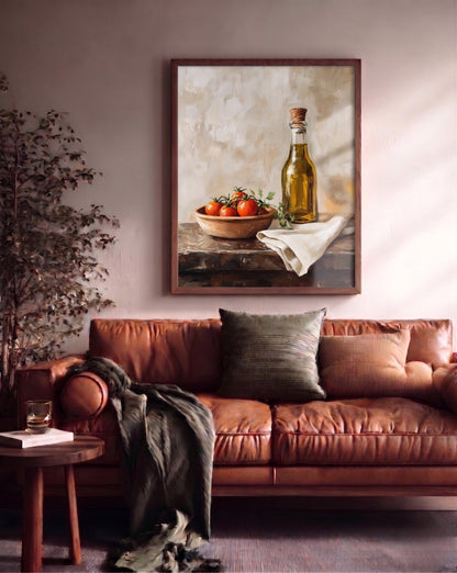 Italian Kitchen Still Life Framed Canvas — view 11 of 19