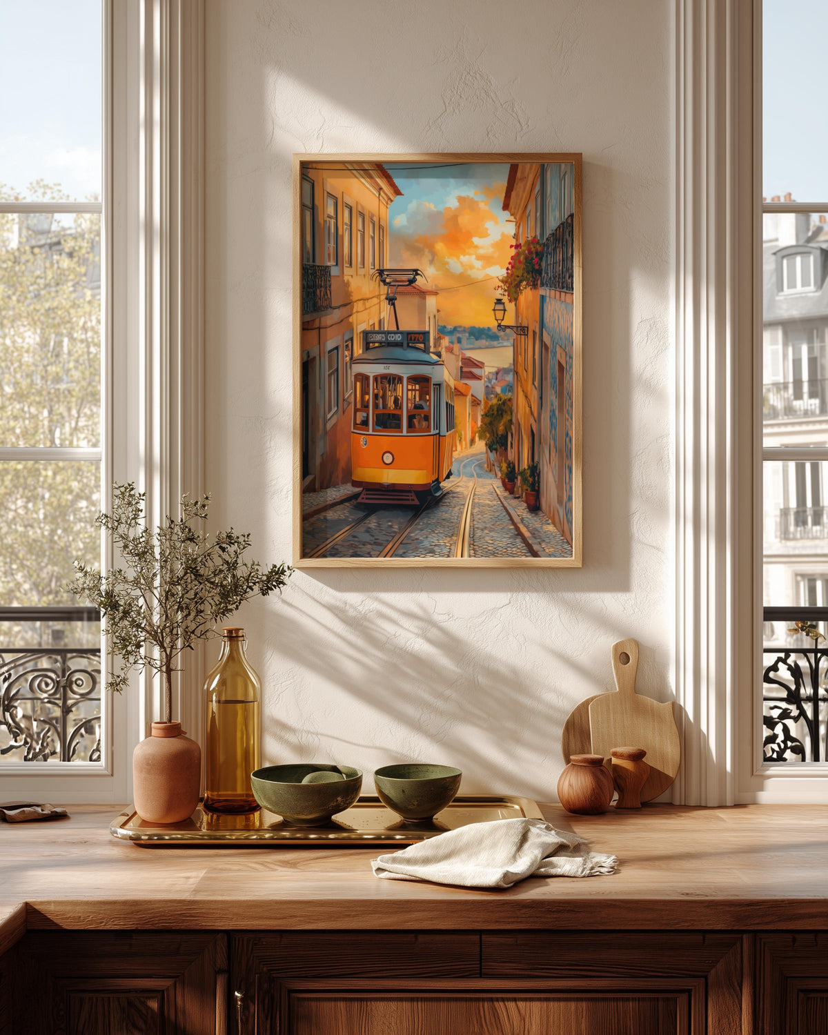 Lisbon Yellow Tram Canvas Print — view 16 of 20