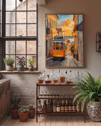 Lisbon Yellow Tram Canvas Print — view 8 of 20
