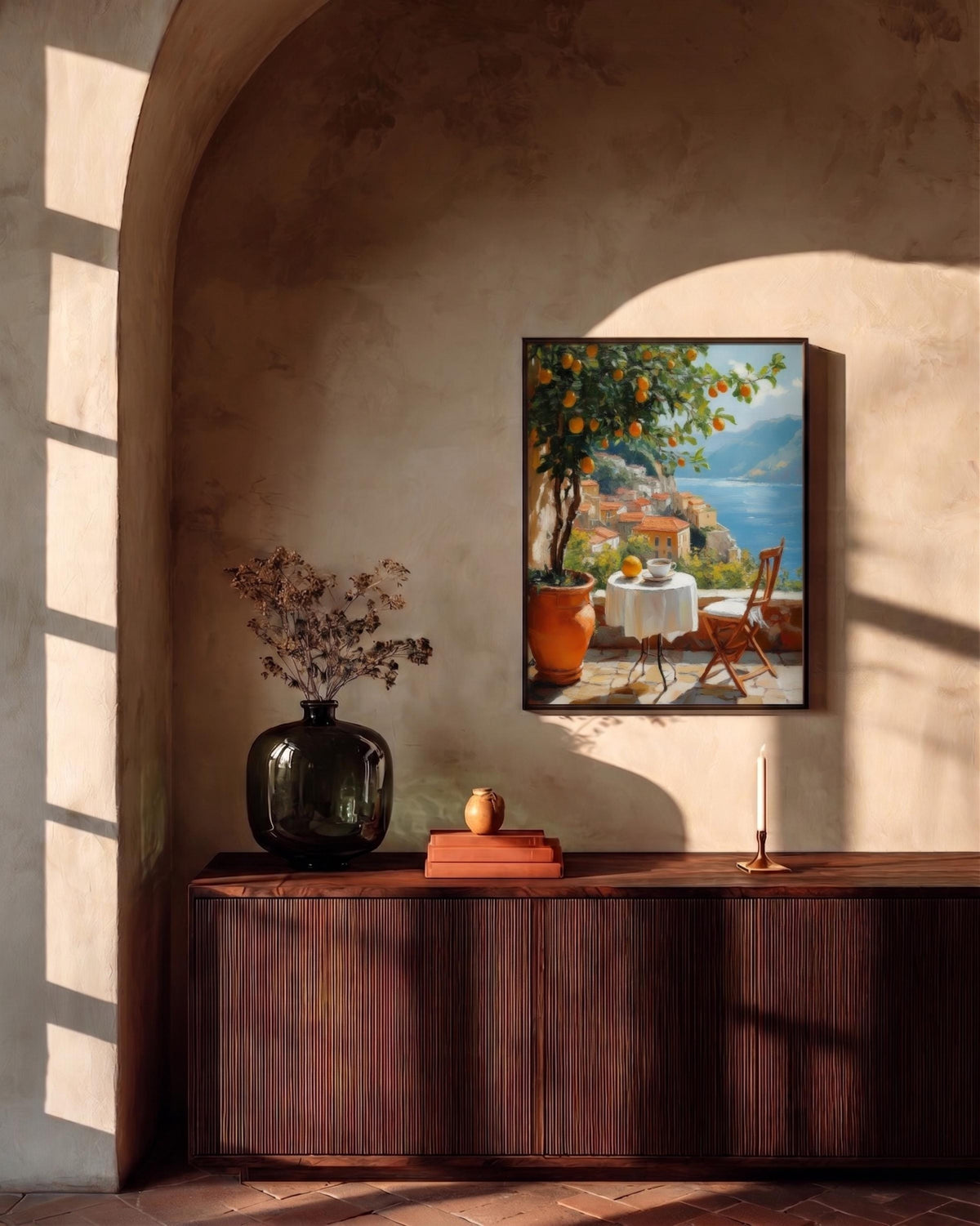 Italian Terrace Wall Art Framed Canvas — view 13 of 19