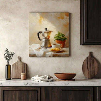 Italian Moka Pot Canvas Art — view 14 of 20