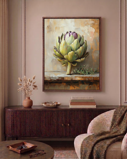 Artichoke Wall Art Framed Canvas — view 6 of 20