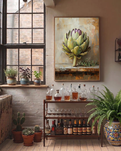Artichoke Wall Art Framed Canvas — view 9 of 20