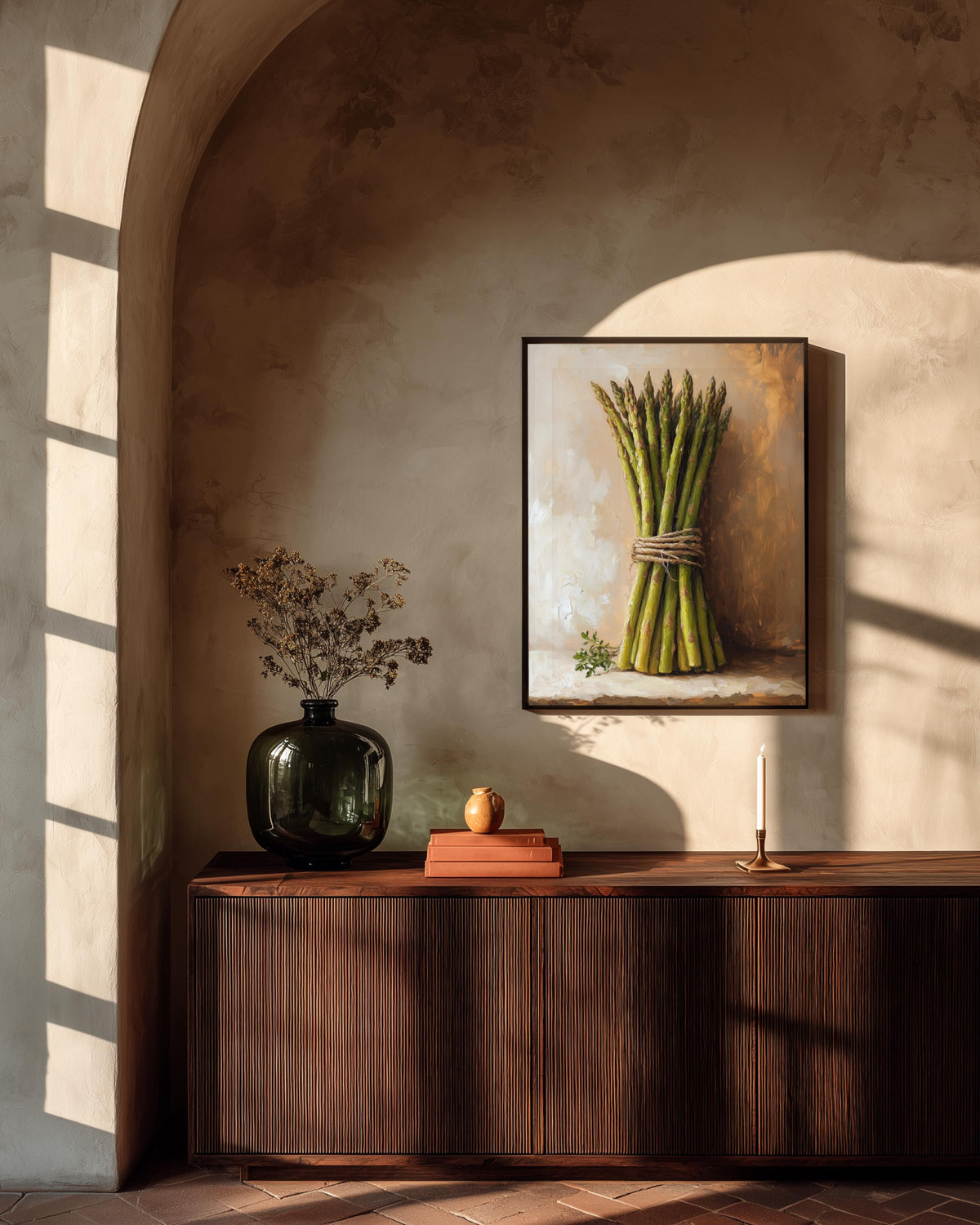 Asparagus Wall Art Framed Canvas — view 8 of 20