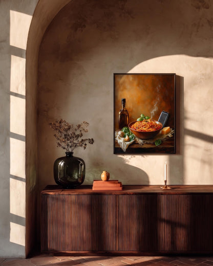 Italian Pasta Still Life Framed Canvas Print — view 11 of 20