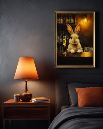 Rabbit Champagne Bar Art — view 15 of 20