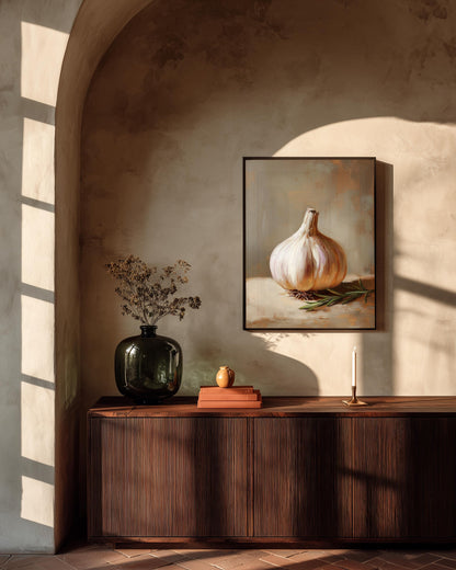 Garlic Still Life Framed Canvas — view 10 of 19