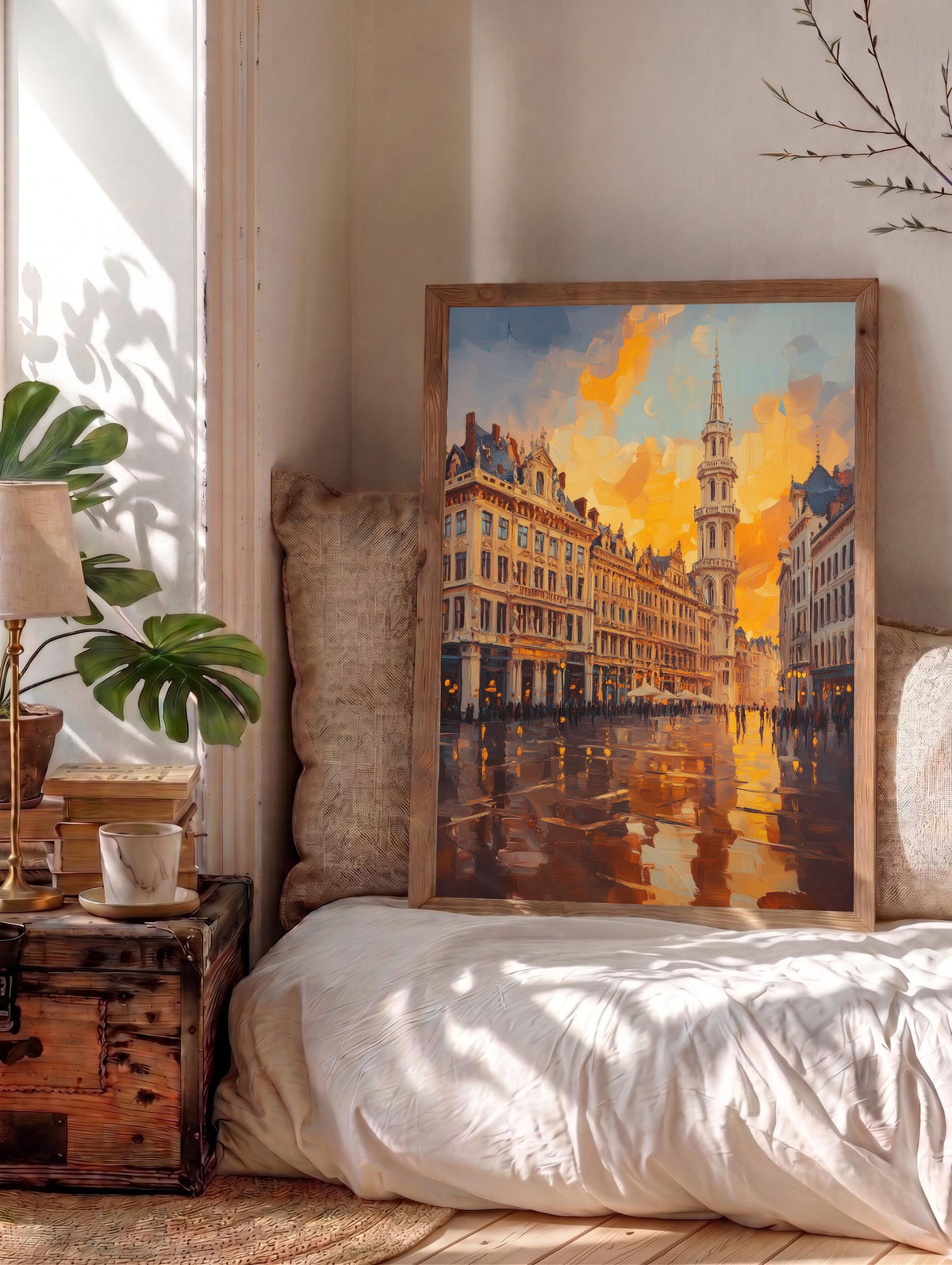 Brussels Wall Art Framed Canvas — view 11 of 20