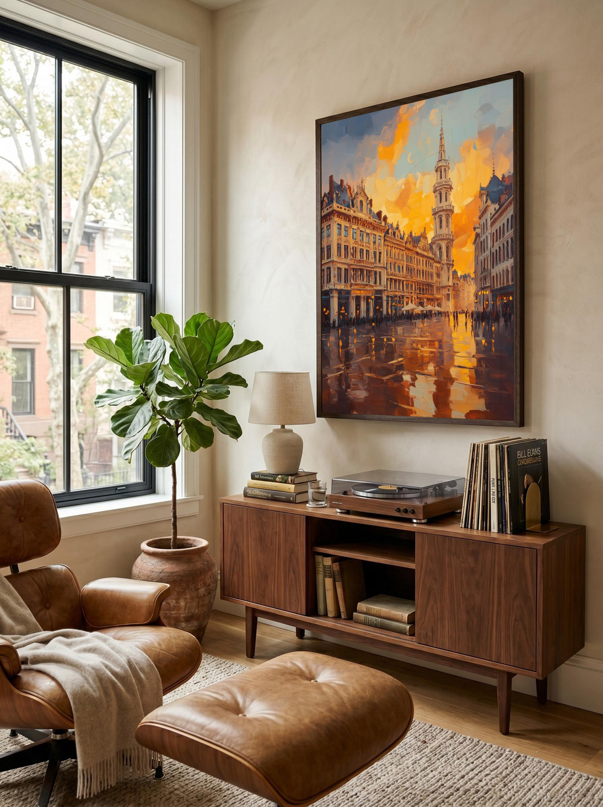 Brussels Wall Art Framed Canvas — view 12 of 20