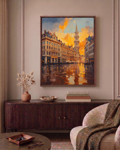 Brussels Wall Art Framed Canvas — view 13 of 20