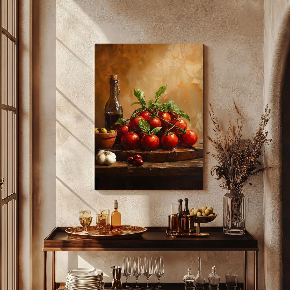 Italian Tomato Still Life Framed Canvas Print — view 19 of 20