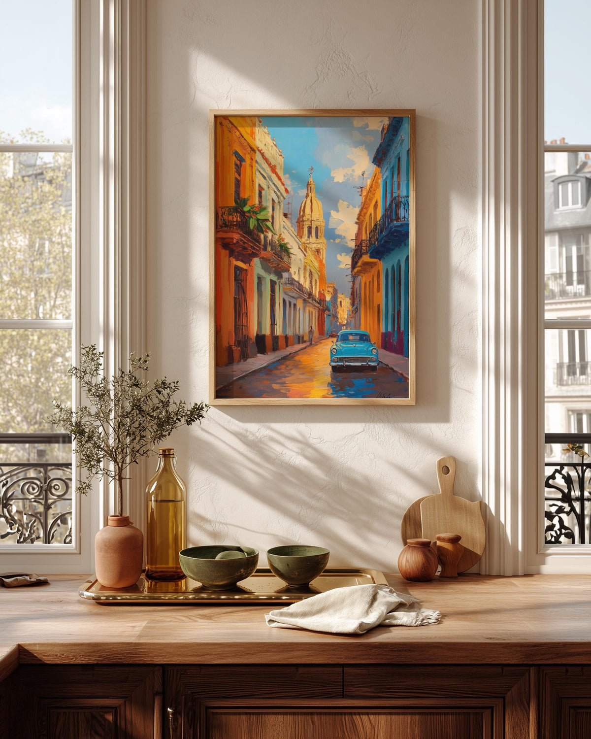 Havana Street Scene Canvas Print — view 6 of 19