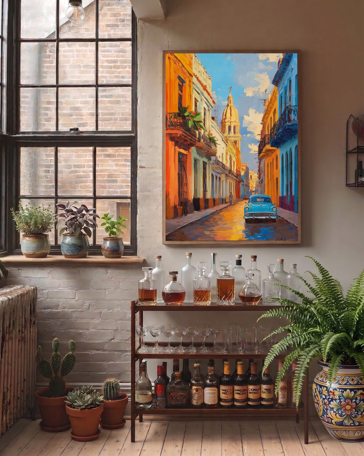 Havana Street Scene Canvas Print — view 12 of 19