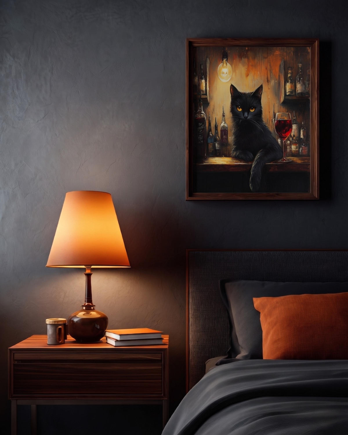 Black Cat Wine Bar Canvas Print — view 11 of 20