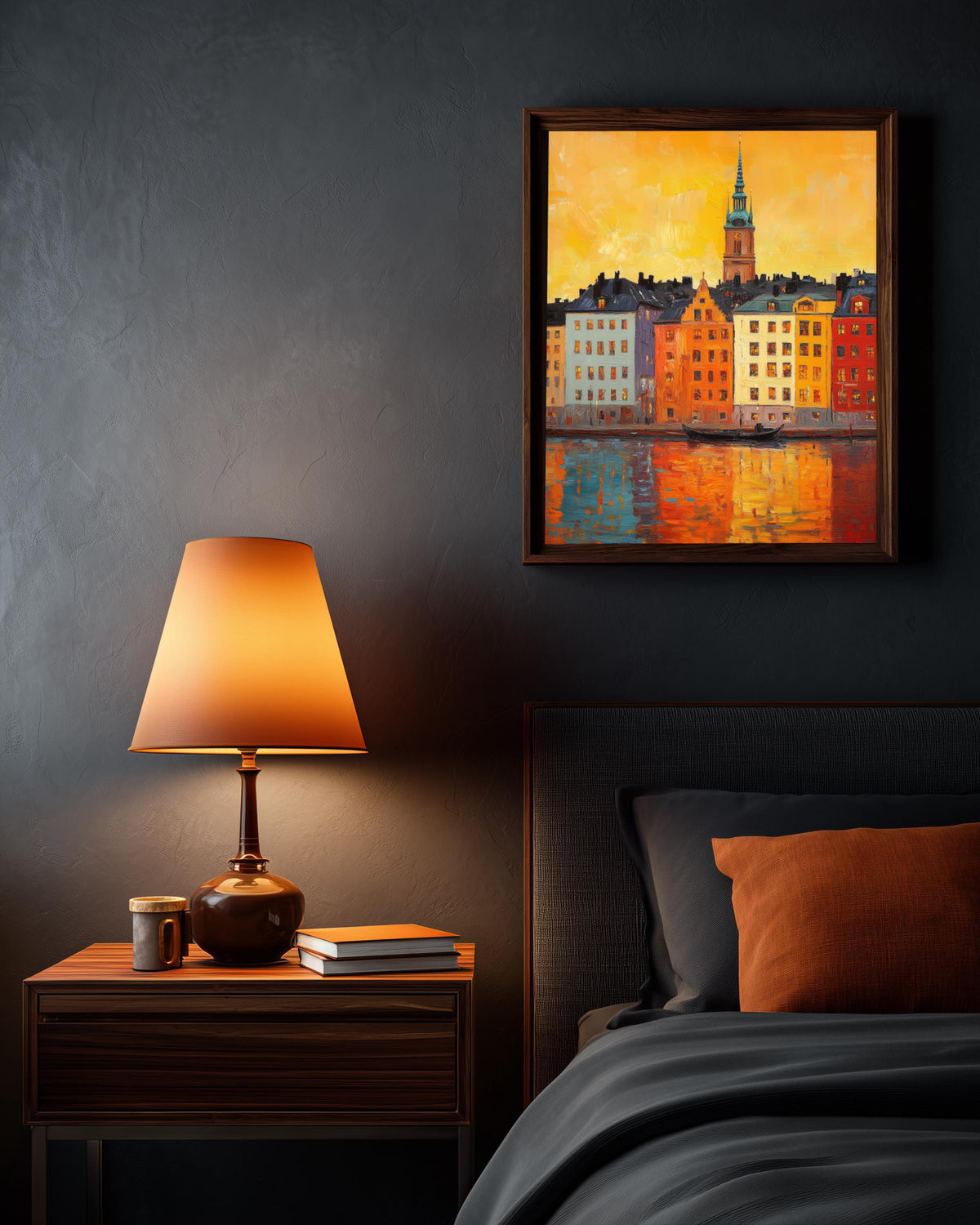 Stockholm Gamla Stan Waterfront Canvas Print — view 11 of 19