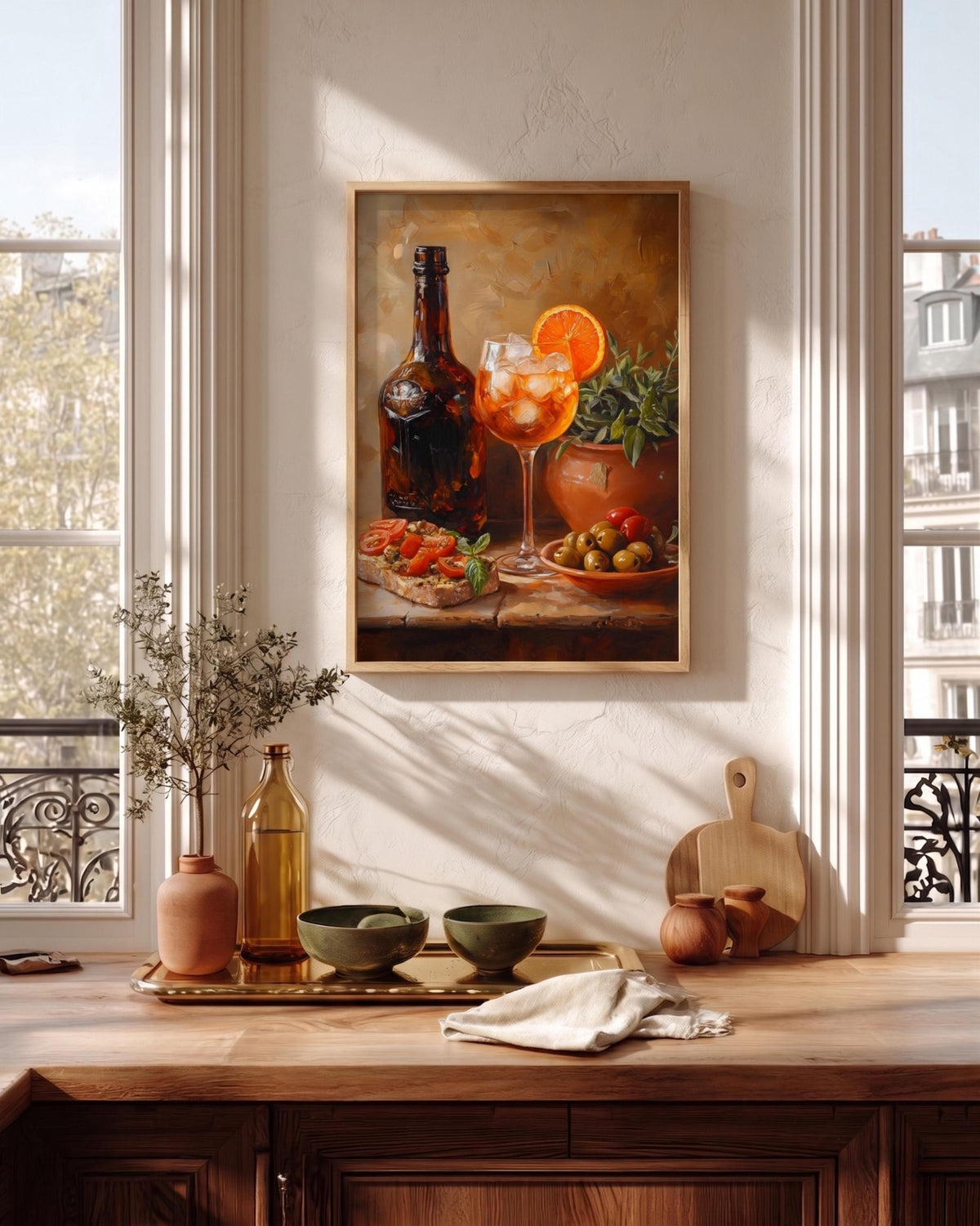 Italian Spritz Still Life Framed Canvas — view 9 of 20
