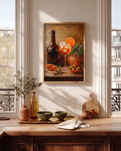 Italian Spritz Still Life Framed Canvas — view 9 of 20