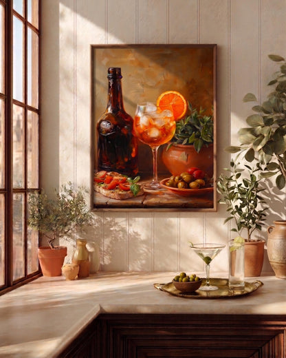 Italian Spritz Still Life Framed Canvas — view 20 of 20