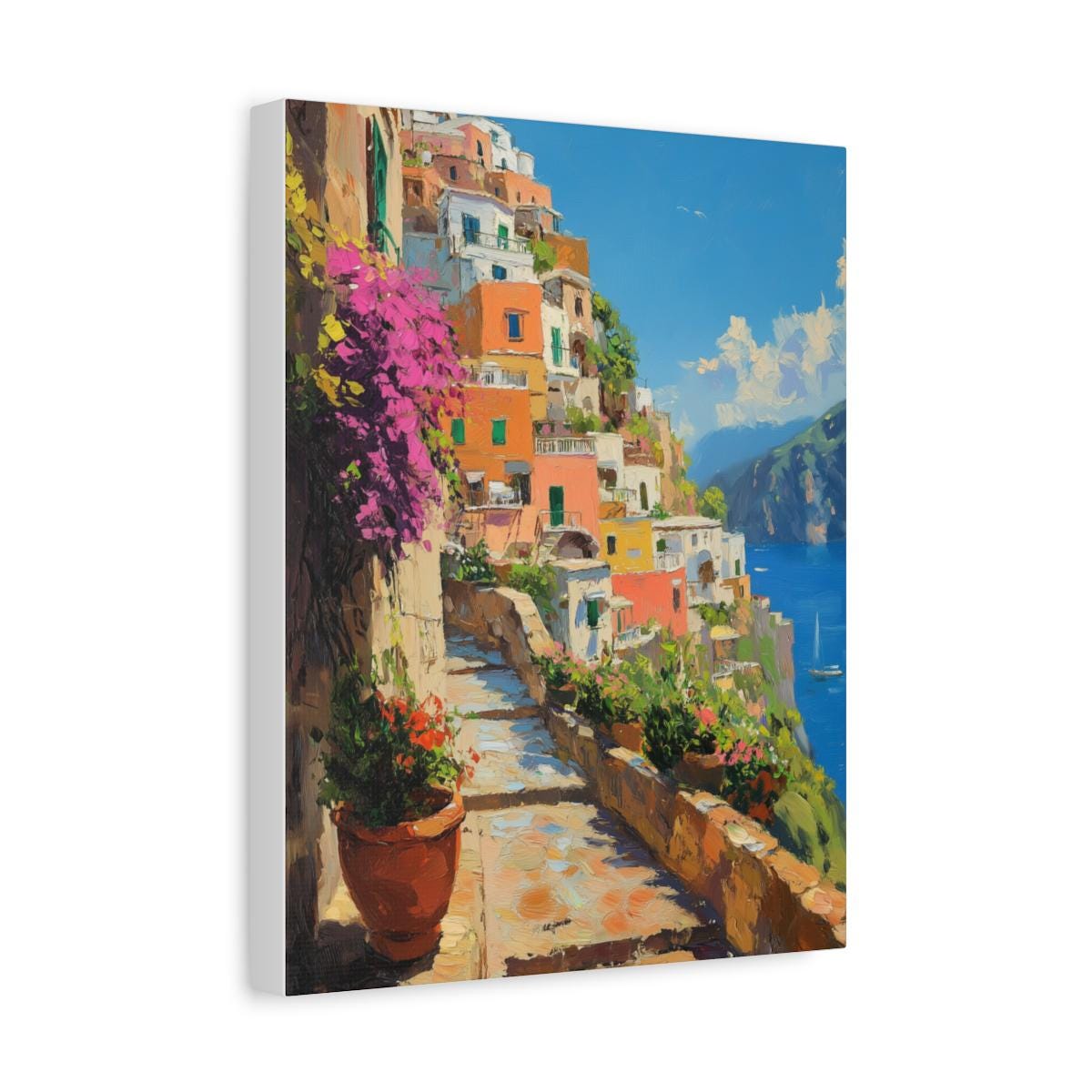 Positano Wall Art Framed Canvas — view 20 of 20