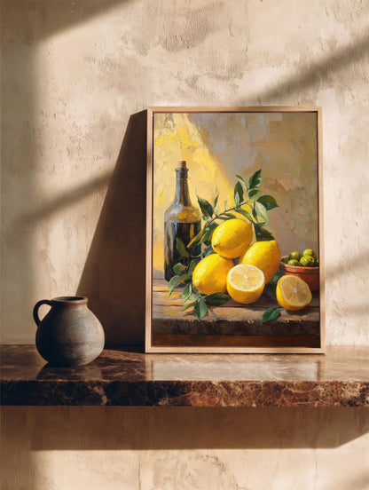 Framed Italian Lemon Canvas Art — view 13 of 20