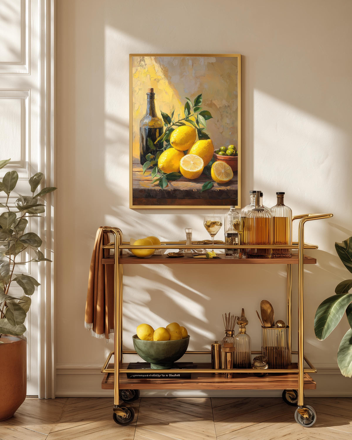 Framed Italian Lemon Canvas Art — view 7 of 20